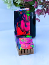 Load image into Gallery viewer, Trippy Peach Mango Goat Milk Soap