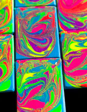 Load image into Gallery viewer, Trippy Peach Mango Goat Milk Soap