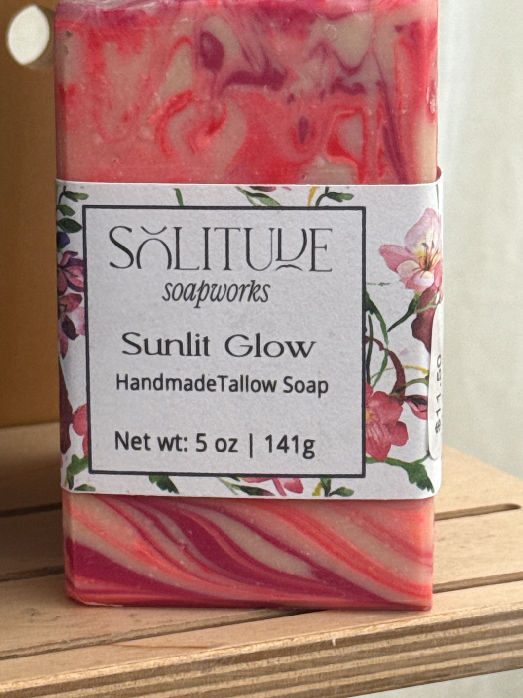 sunlit glow tallow soap