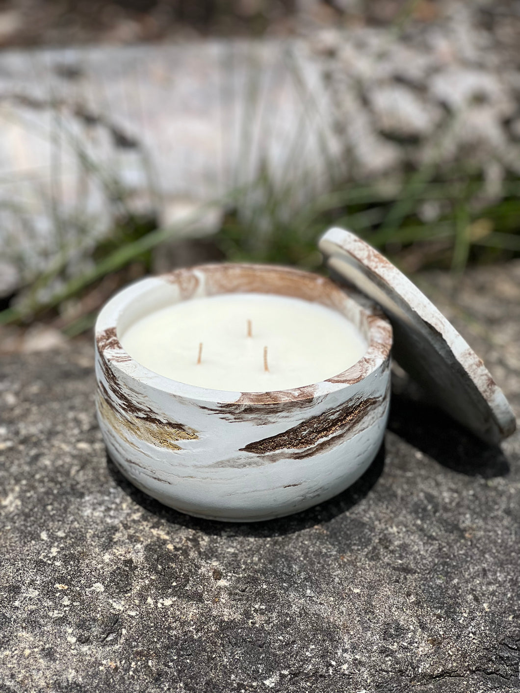 Maple Bourbon Concrete Coconut Soy Wax Candle